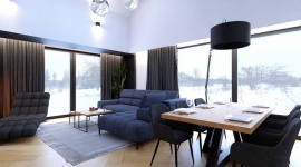 Rodzinna przystań na skraju lasu Dom, LIFESTYLE - Projekt wnętrz tego parterowego domu, stworzony przez Aleksandrę Idzikowska, właścicielkę pracowni All Interiors.