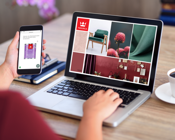Tikkurila zaprasza na bezpłatne porady designerów online Dom, LIFESTYLE - Osoby planujące remonty i poszukujące w związku z tym wskazówek kolorystycznych mogą teraz bez wychodzenia z domu i całkowicie bezpłatnie, skorzystać z usług profesjonalnych designerów, a wszystko dzięki poradom organizowanym przez Tikkurila.